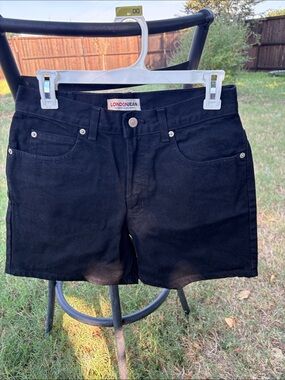 LONDONJEAN Black Women's Denim Jean Shorts